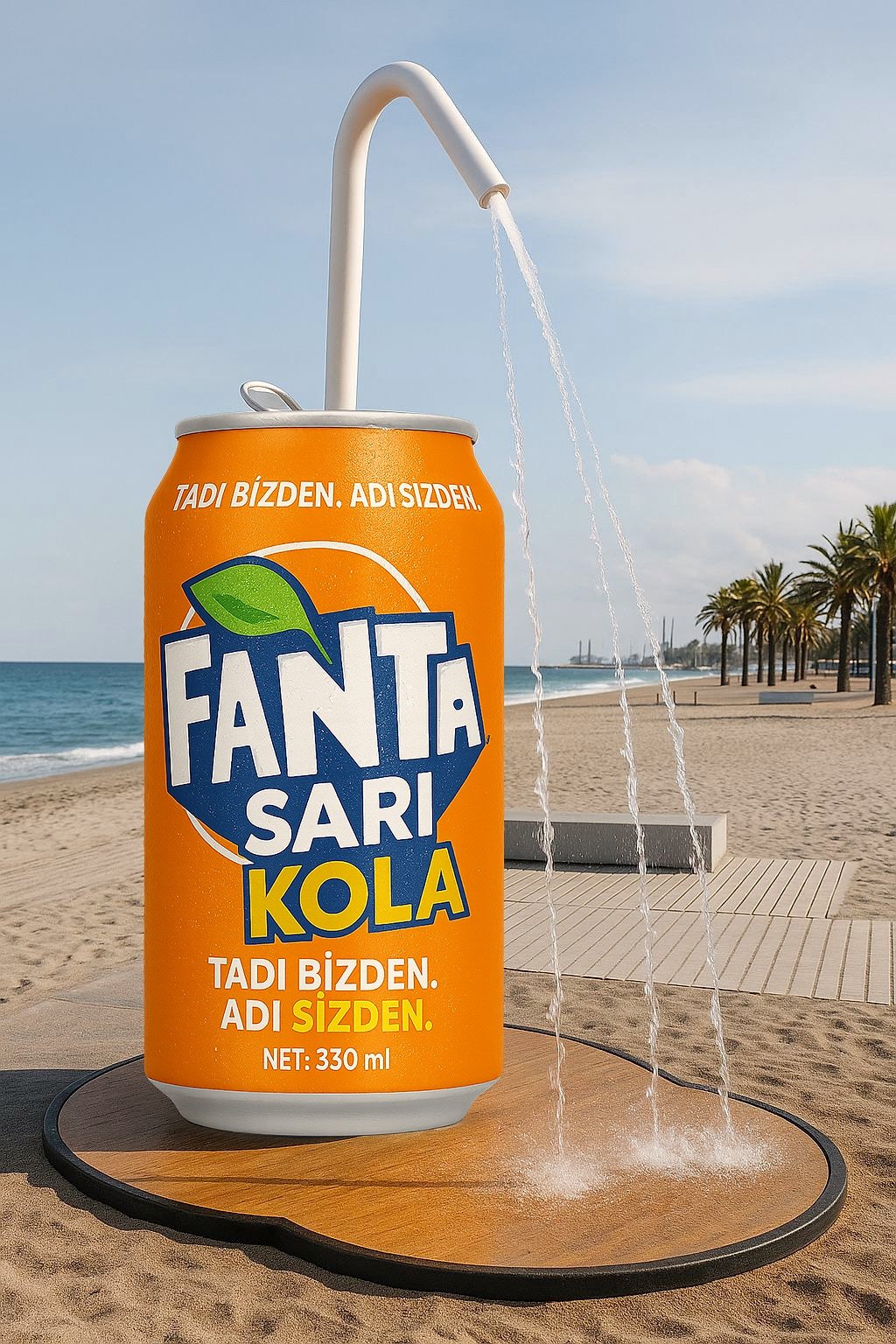 Fanta — Ürün formunda deneyim alanı