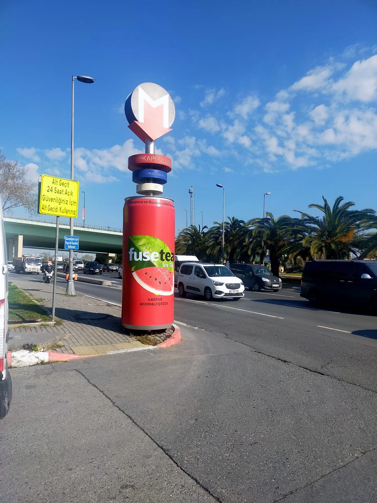Fuze Tea — Ürün formunda kolon