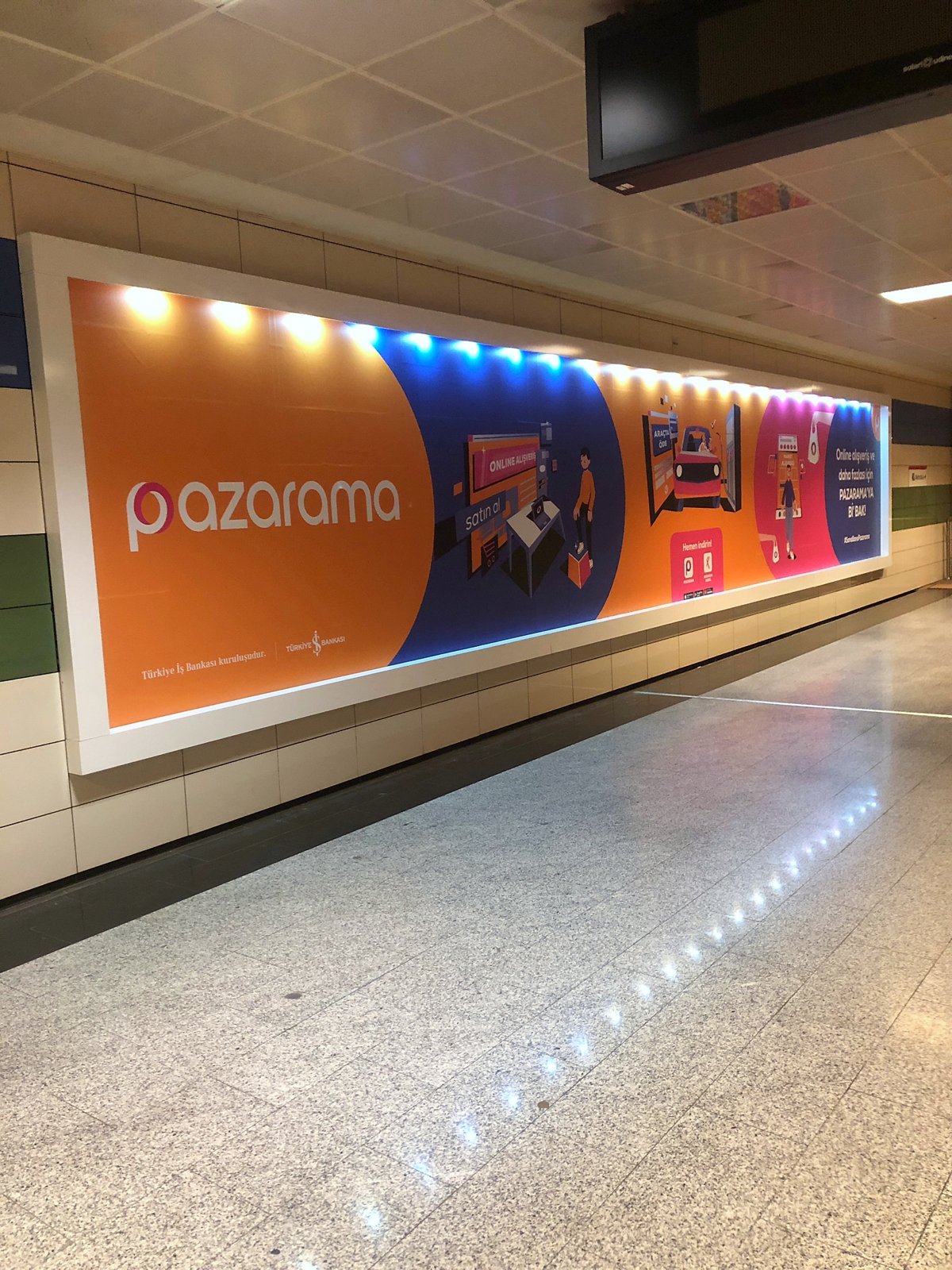 Pazarama — Metro pano uygulaması