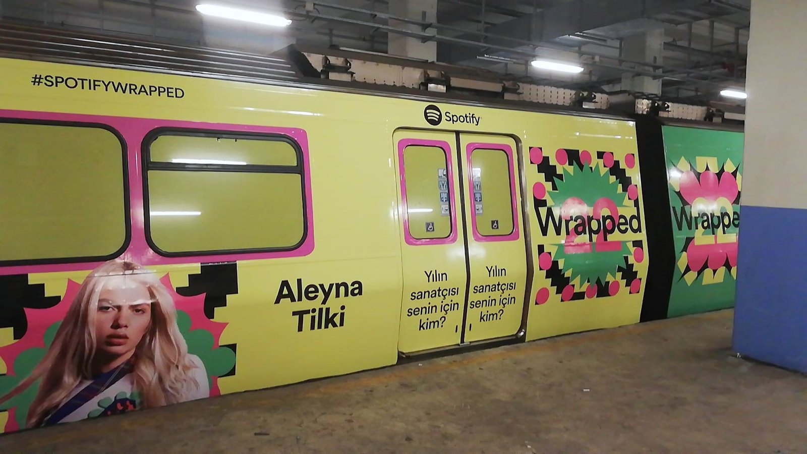 Spotify Wrapped — Tren giydirme