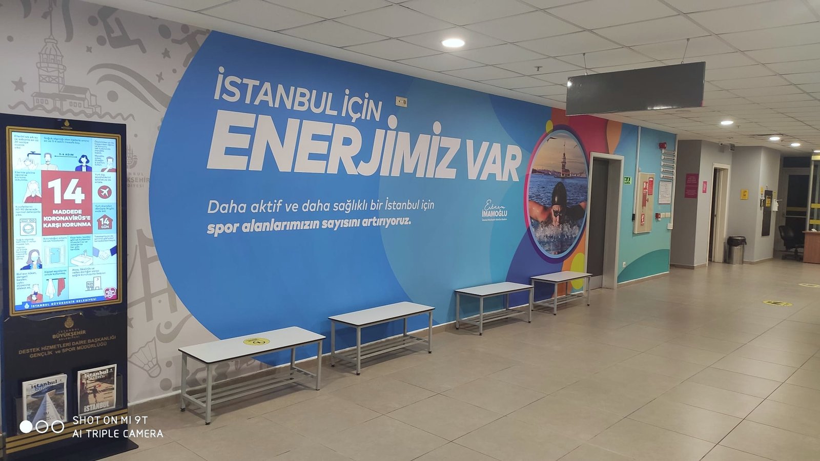 Spor İstanbul — Tesis duvar ve yüzey uygulaması